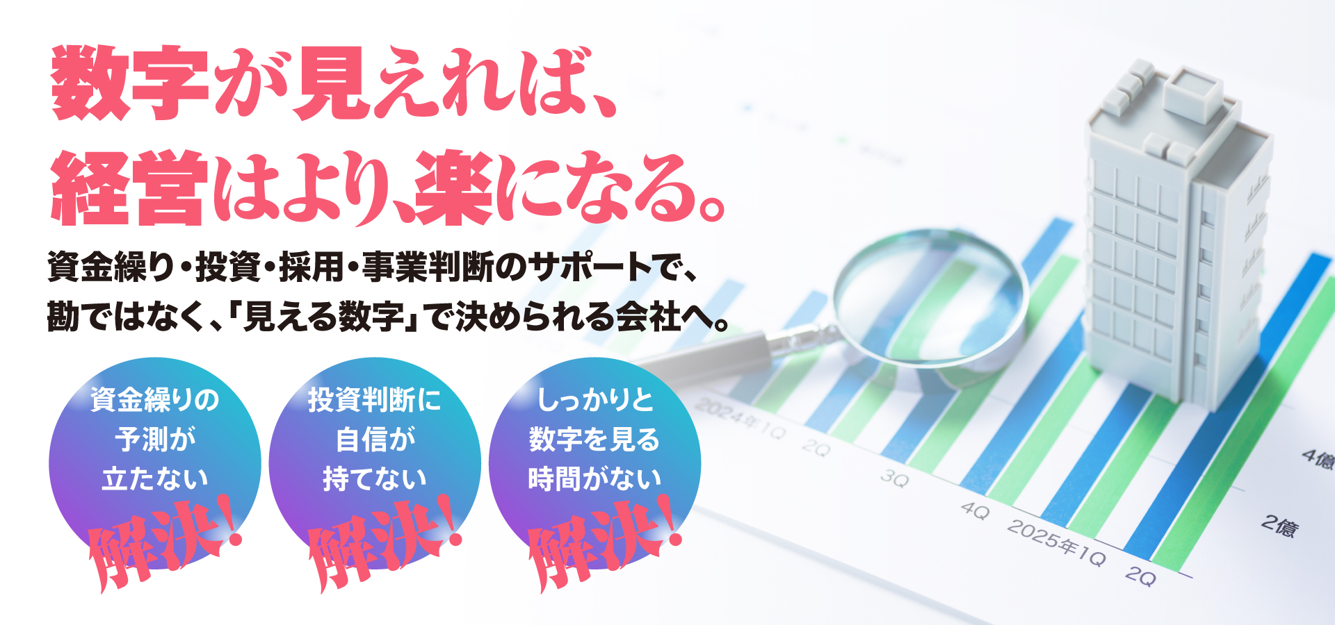 数字が見えれば経営はより楽になる